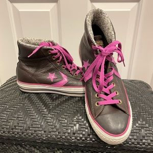 CONVERSE CONS leather high tops